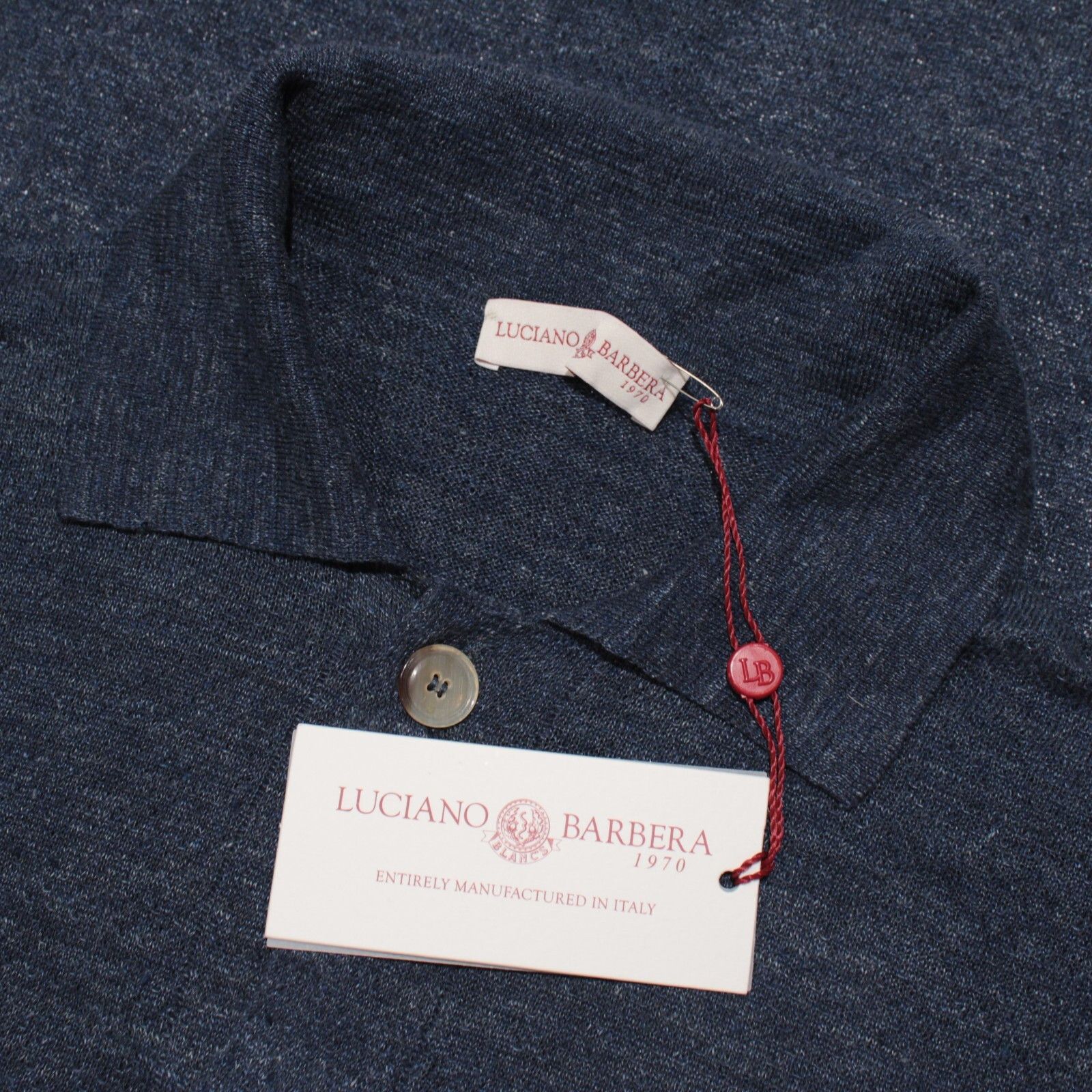Luciano Barbera Luciano Barbera Sweater Size US M in Blue Size US M / EU 48-50 / 2 - 1 Thumbnail