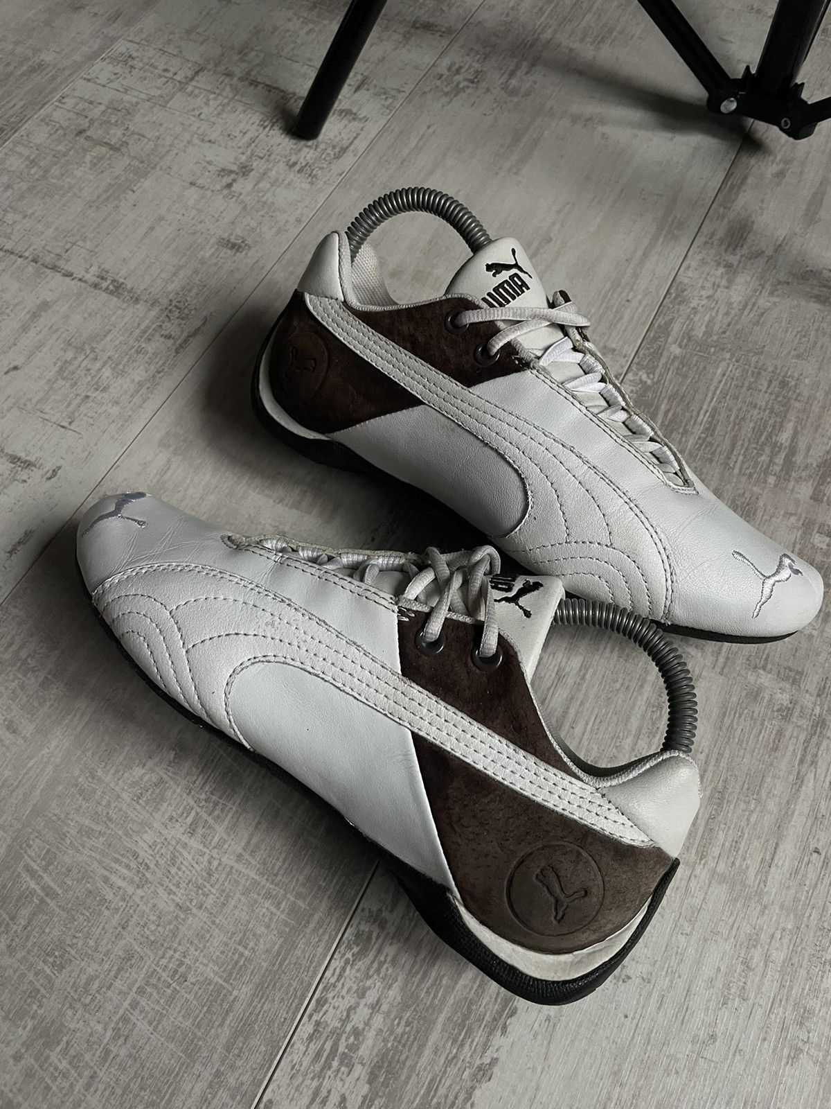 Puma Vintage Y2K Puma Speed Cat 00’s Leather Sneakers RARE Size US 7 / IT 37 - 3 Thumbnail