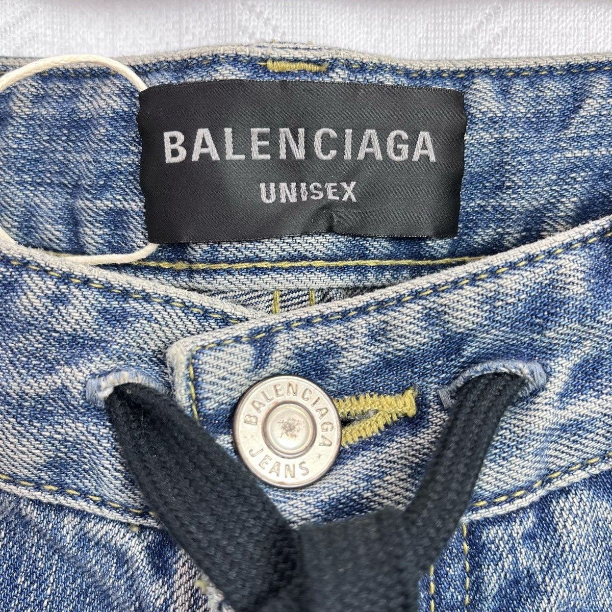 Balenciaga Balenciaga Twisted Seam Baggy Wide Leg Jeans Size US 32 / EU 48 - 6 Thumbnail