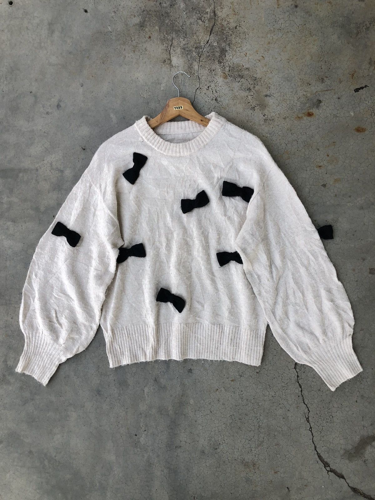 Designer × Vintage 🔴Japanesebrand Knitting Pullover Memeri Baggy Pattern Size US L / EU 52-54 / 3 - 1 Thumbnail