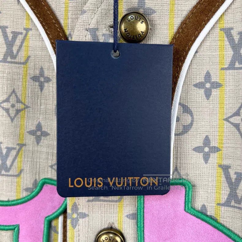 Louis Vuitton Louis Vuitton 25 New Contrast Embroidered Applique Leather Size US L / EU 52-54 / 3 - 6 Thumbnail