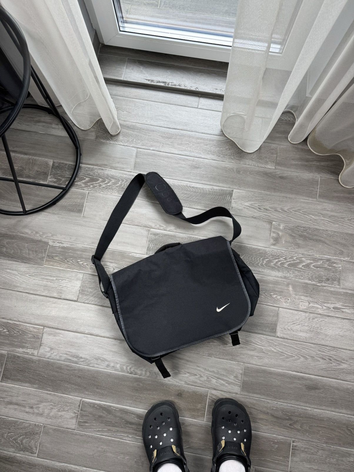 Other Y2K Vintage Nike Shoulder Bag Black Size ONE SIZE - 1 Thumbnail