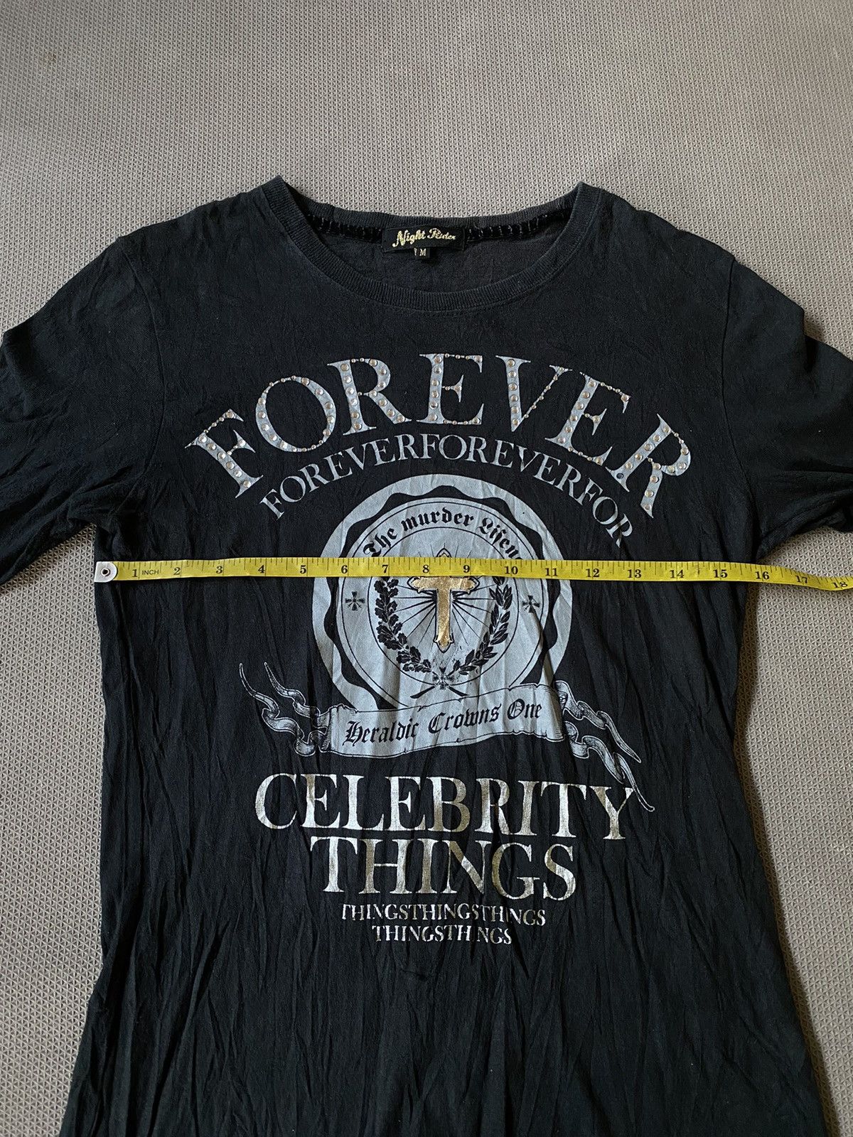 Hysteric Glamour × If Six Was Nine × Japanese Brand Y2k Night rider cross ifsixwasnine style tshirt Size US M / EU 48-50 / 2 - 8 Thumbnail
