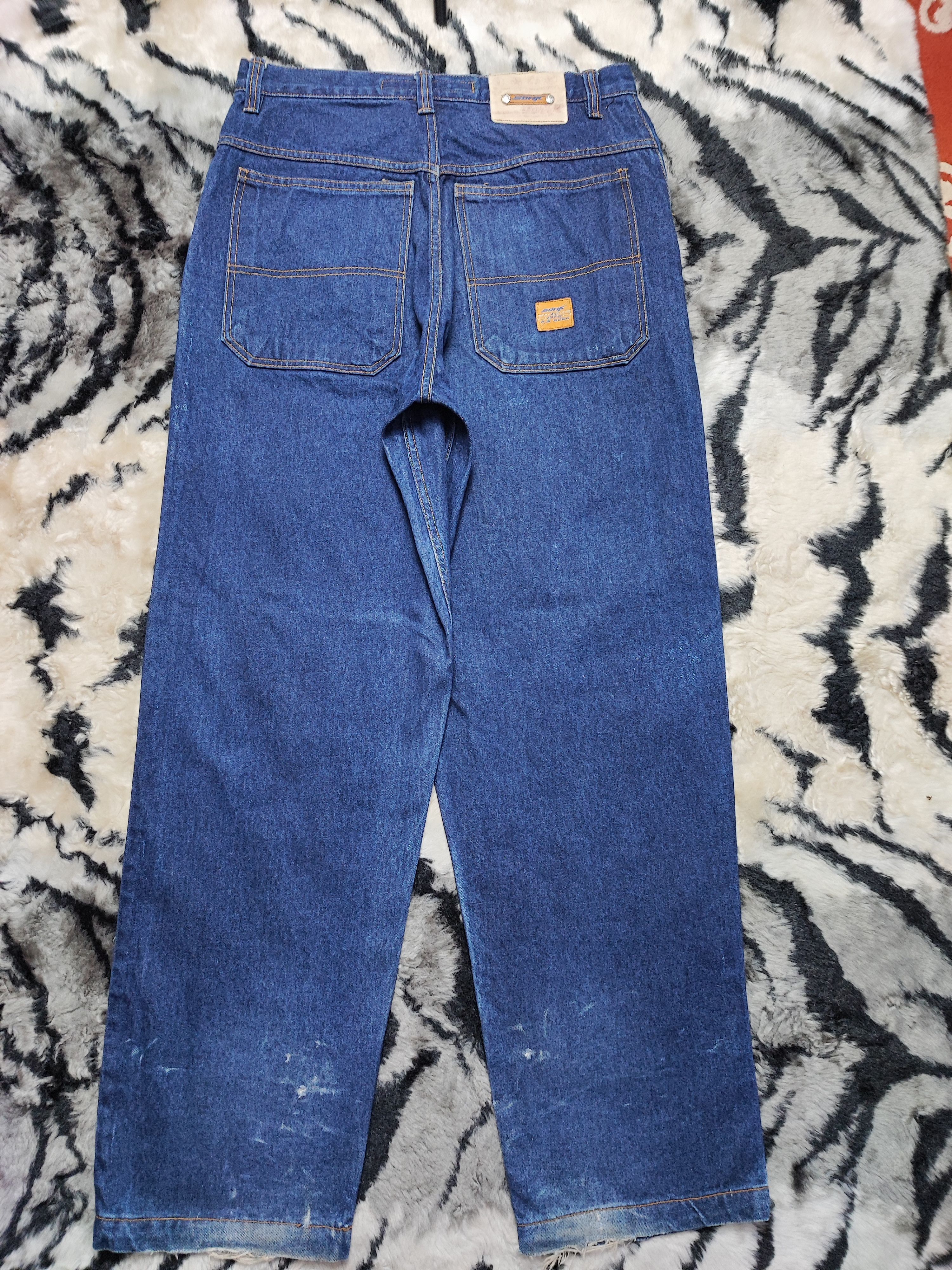 Vintage WIDE BAGGY VINTAGE SCHOOL OF HARD KNOCKS SIZE 32 Size US 32 / EU 48 - 7 Thumbnail