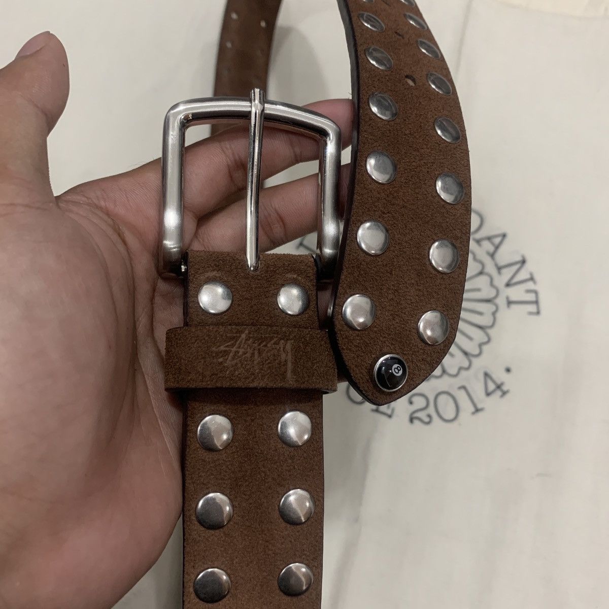 Stussy Stussy Metal S Tip Belt - Brown | Grailed