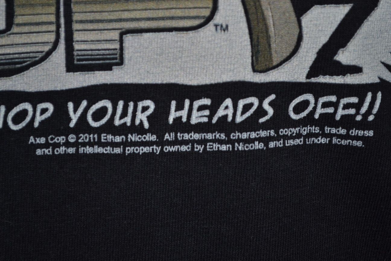 Cartoon Network × Vintage Vintage 2011 Axe Cop TV Series tee t-shirt M Size US M / EU 48-50 / 2 - 6 Thumbnail