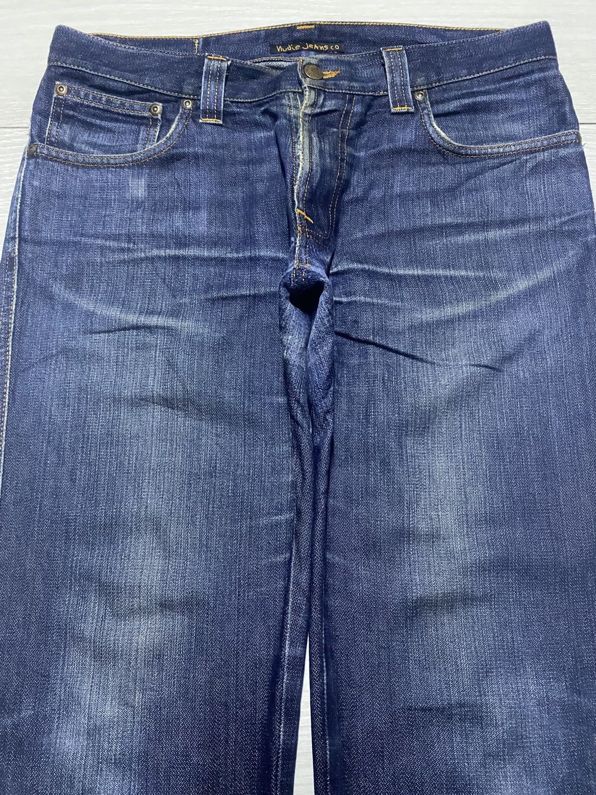 Nudie Jeans Vintage Nudie Jeans Repair Straight Loose Slim Jeans Size US 32 / EU 48 - 3 Thumbnail