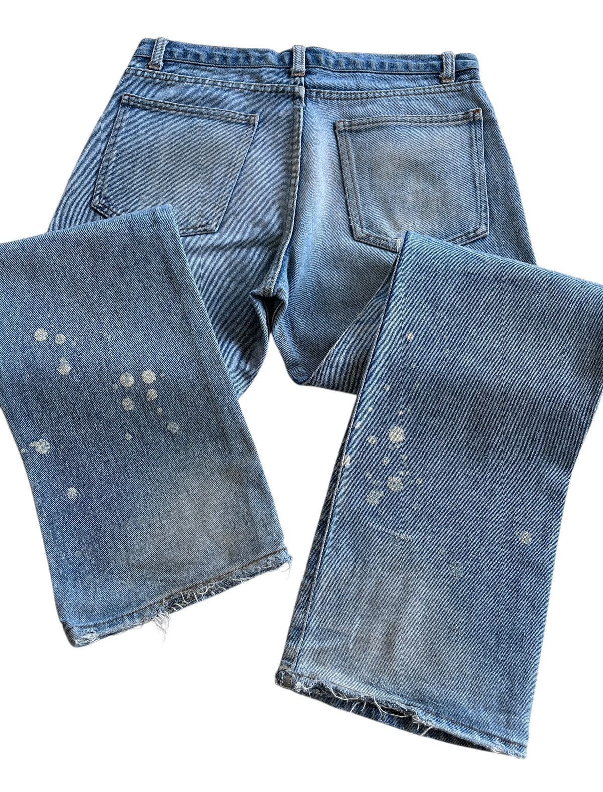 Japanese Brand Japanese TTU Distressed Paint Splatters Patchwork Denim Size US 29 - 11 Thumbnail