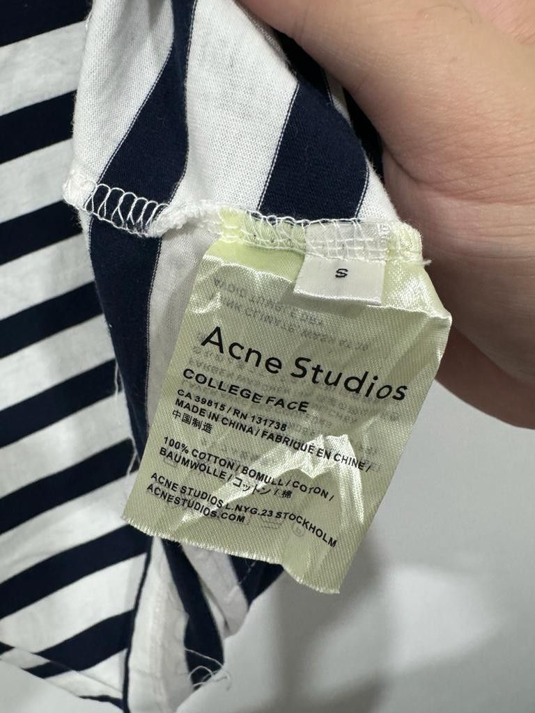 Acne Studios Acne Studios College Face Tee Size US S / EU 44-46 / 1 - 5 Thumbnail