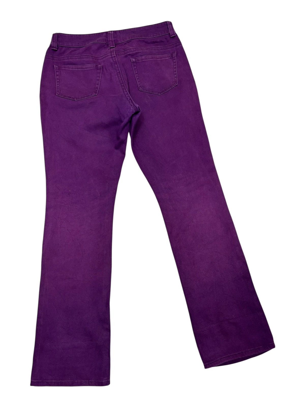 If Six Was Nine Vintage J-Honey Purple Flared Jeans Size US 31 - 4 Thumbnail
