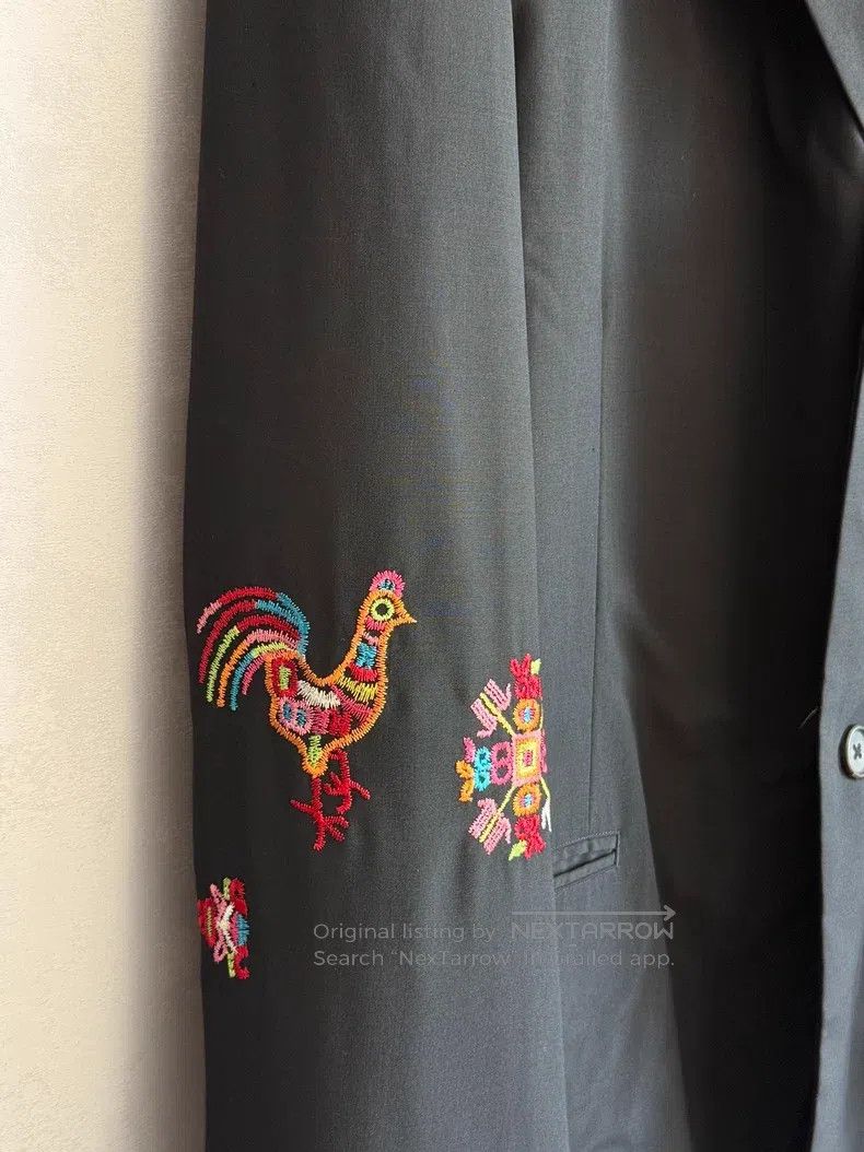 Yohji Yamamoto Yohji Yamamoto Rooster Embroidered Jacket Size US M / EU 48-50 / 2 - 3 Thumbnail