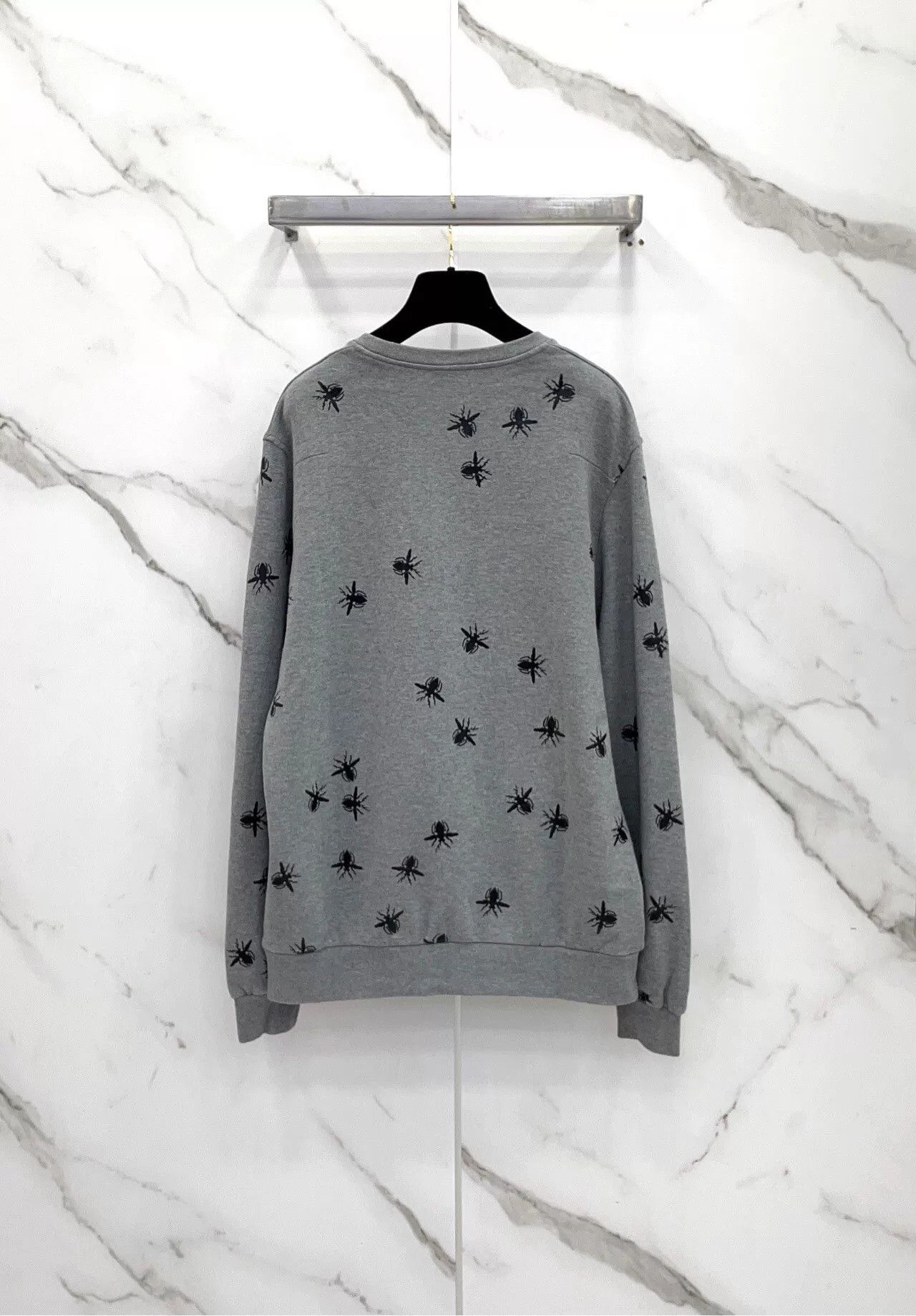 Dior Dior Gray Crew Neck Long Sleeve Sweatshirt Size US L / EU 52-54 / 3 - 2 Thumbnail