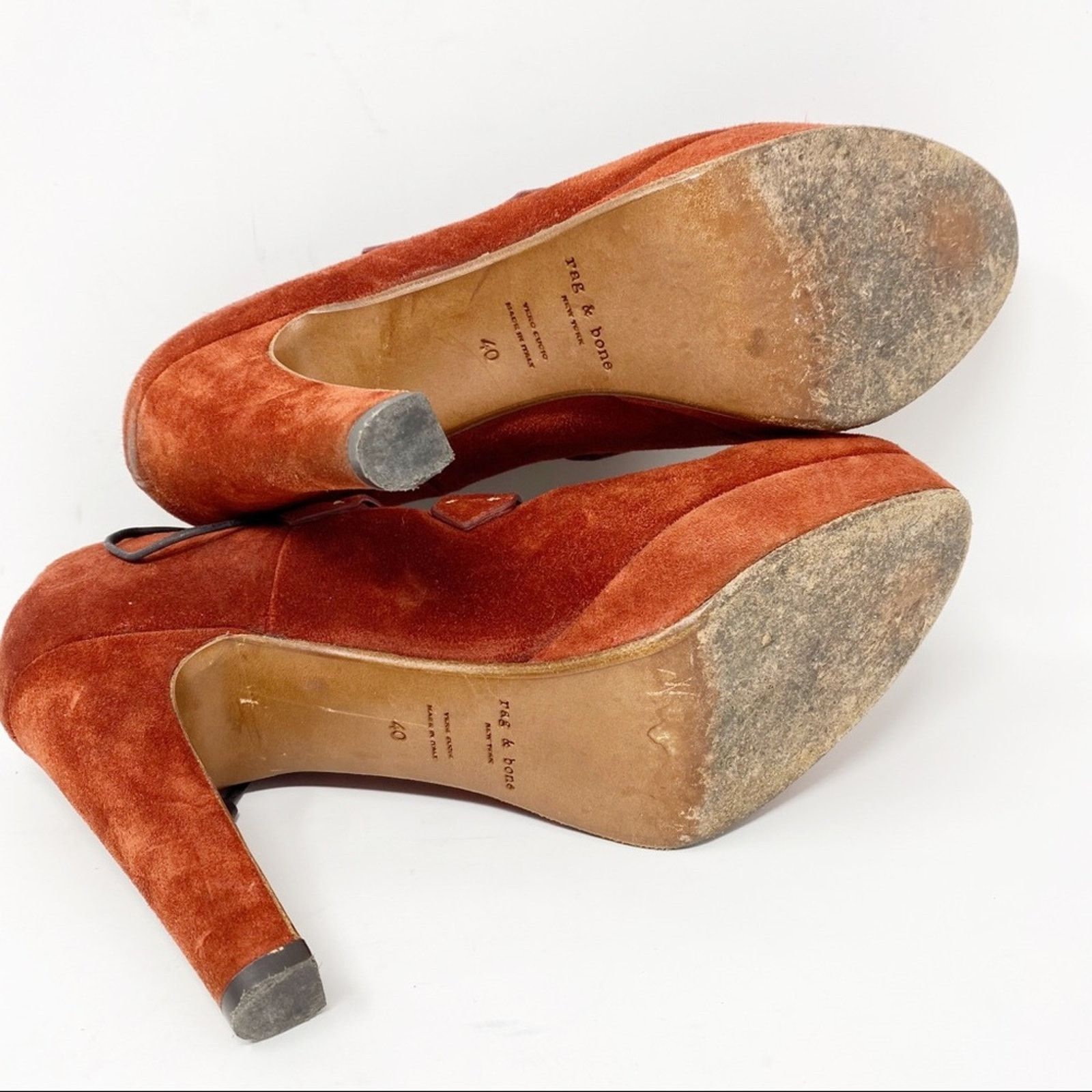 Rag & Bone RAG & BONE Bailey Suede Platform Heels in Size 40 Size US 10 / IT 40 - 9 Thumbnail