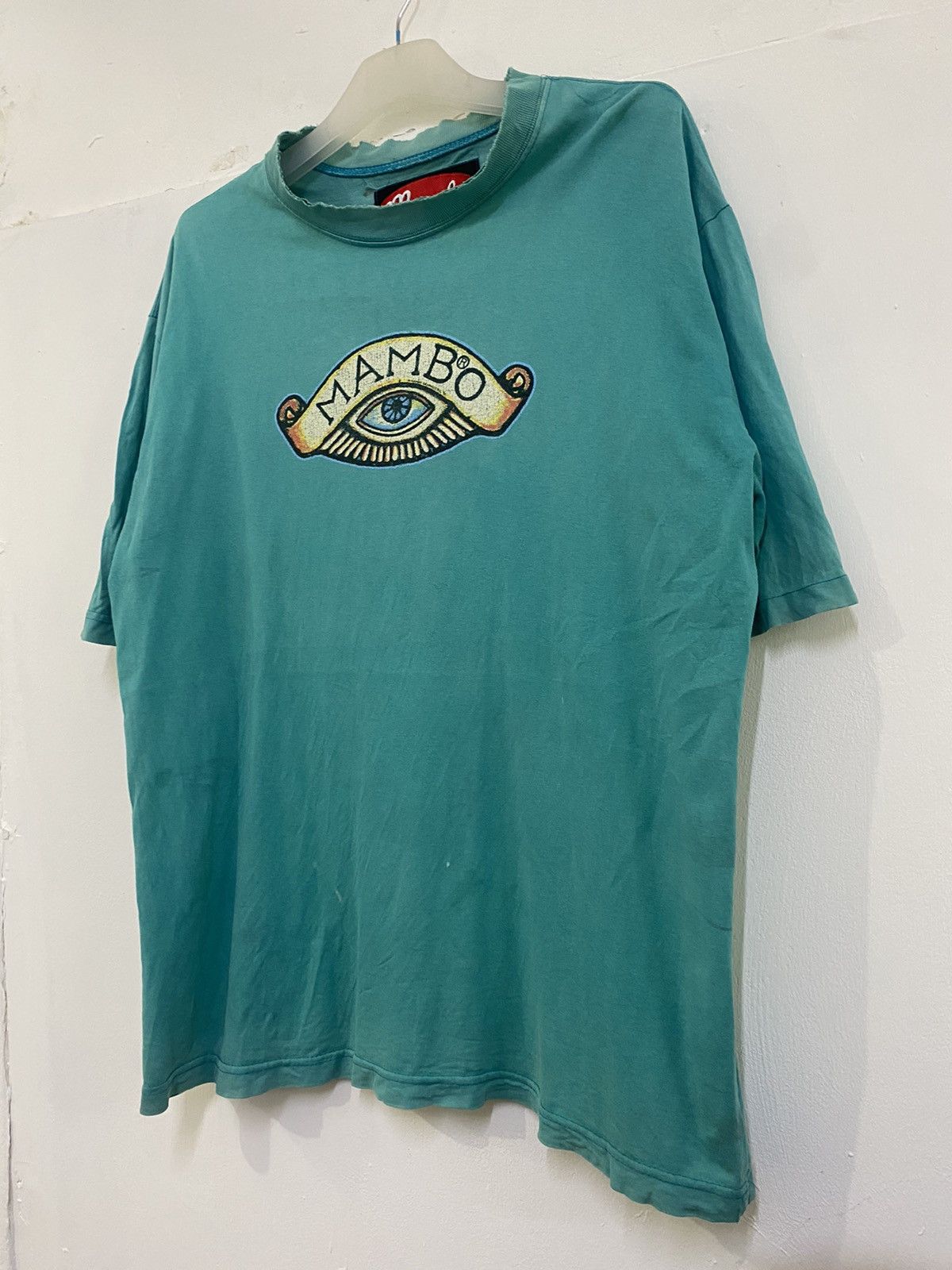 Mambo Distress Damange sunfaded Mambo Jesus Heaven And Hell Size US M / EU 48-50 / 2 - 4 Thumbnail