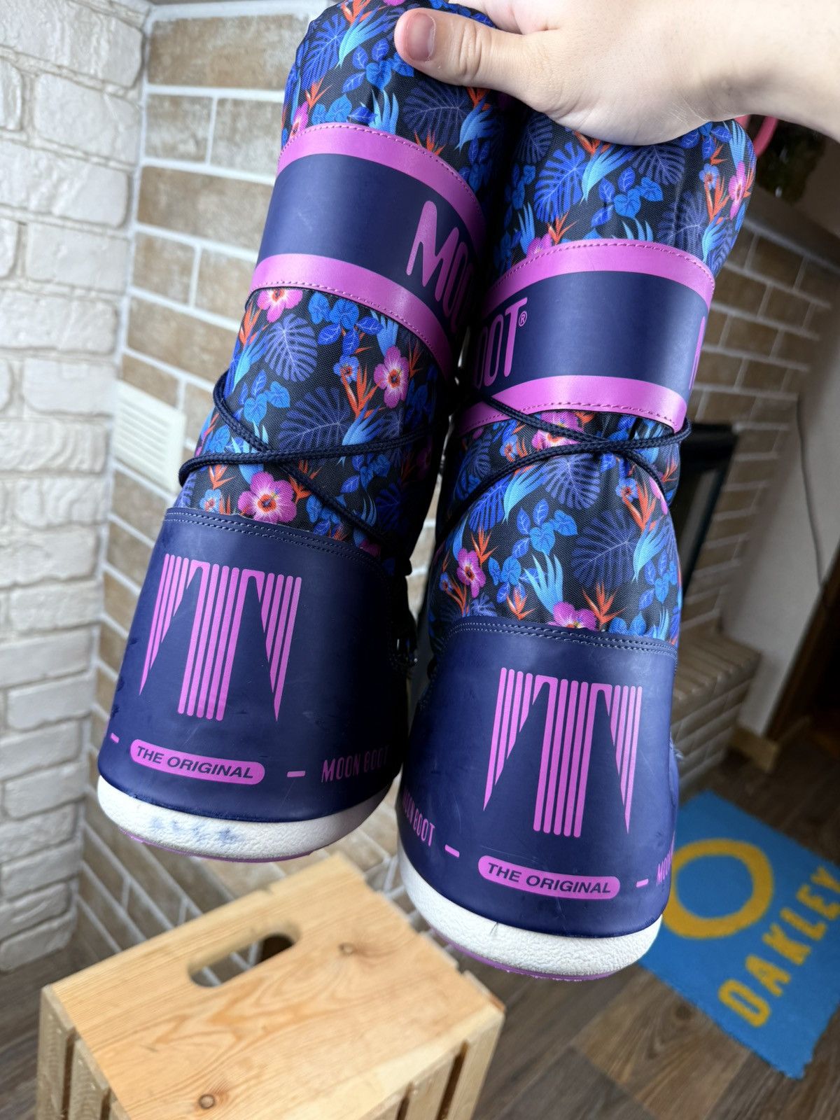 Japanese Brand × Moon Boot Moon Boot Tecnica Purple Flowers Boots Shoes size 39-41 Size US 10 / IT 40 - 8 Thumbnail