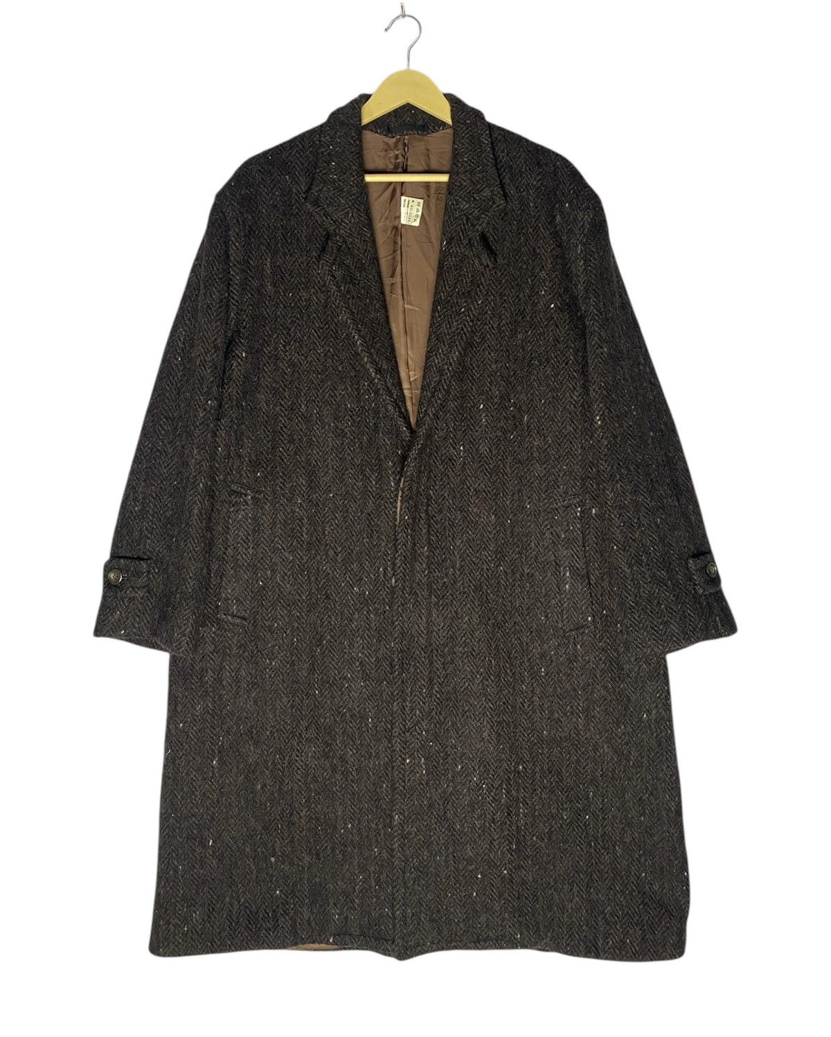 Japanese Brand Vintage Japanese Brand Artigiano Brown Wool Jacket Size US L / EU 52-54 / 3 - 1 Thumbnail