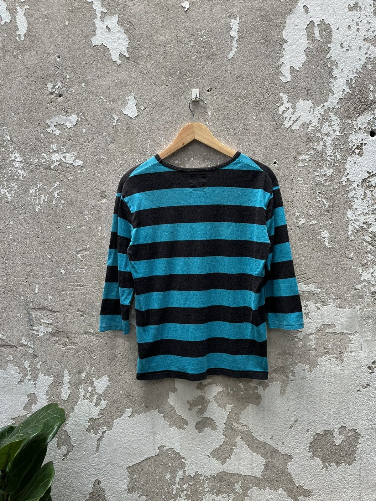 Japanese Brand × Vintage Vintage PPFM Embroidery Skull Stripes VTees Size S / US 4 / IT 40 - 2 Thumbnail