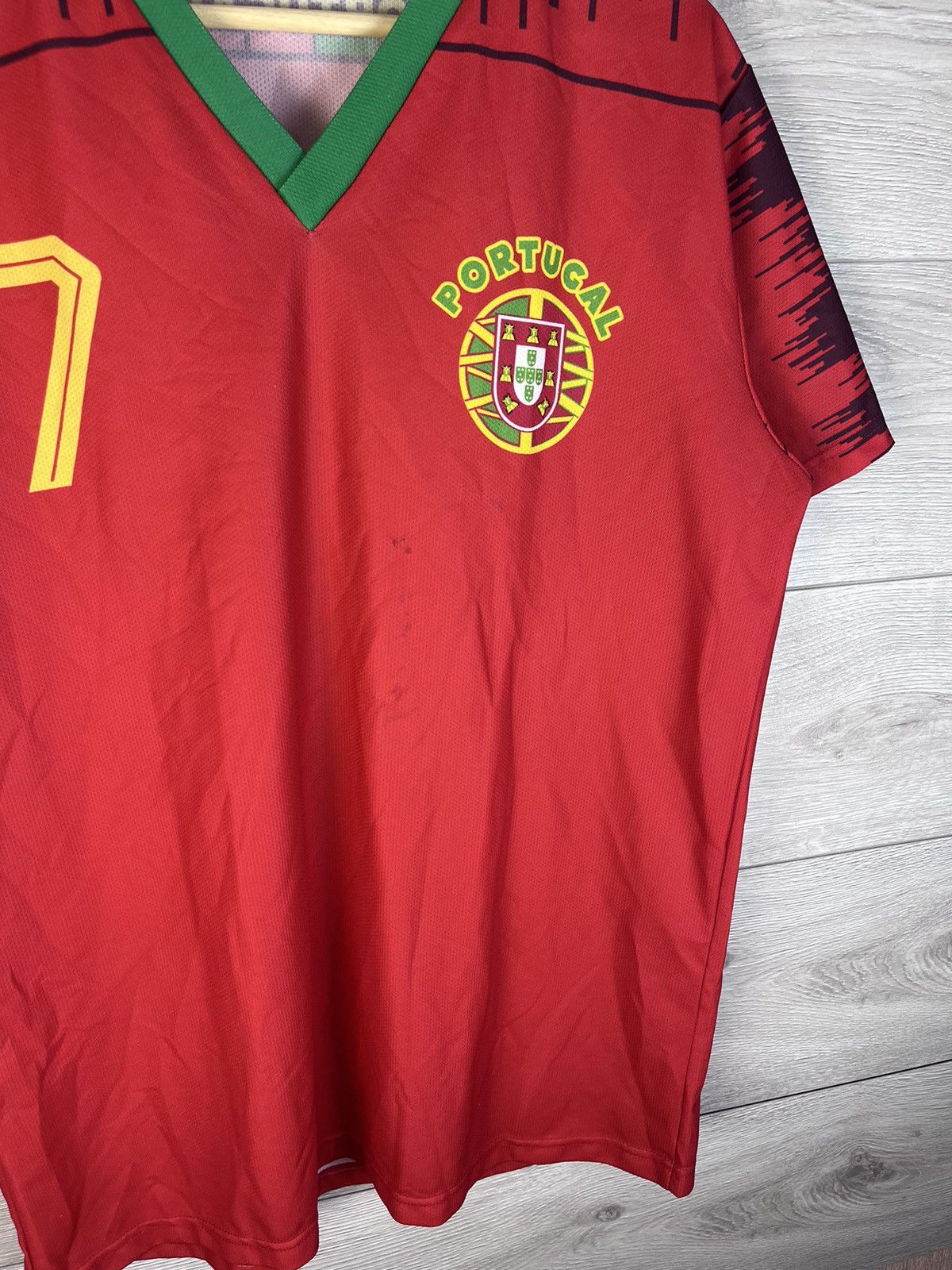 Other Men soccer jersey Portugal 🇵🇹 #7 Ronaldo Size US M / EU 48-50 / 2 - 4 Thumbnail