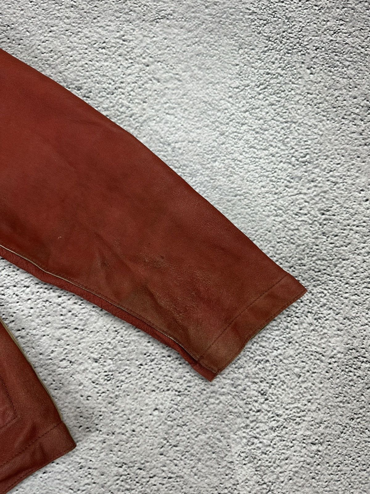 Genuine Leather Double-Sided Leather Jacket Diesel Style Reversible Faded Size M / US 6-8 / IT 42-44 - 16 Thumbnail