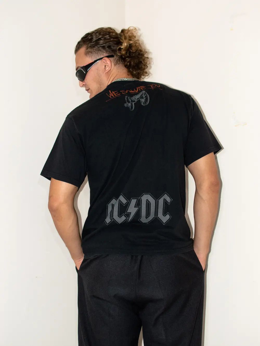 Band Tees × Vintage Y2K vintage ACDC rock band graphic t-shirt Size US L / EU 52-54 / 3 - 3 Thumbnail