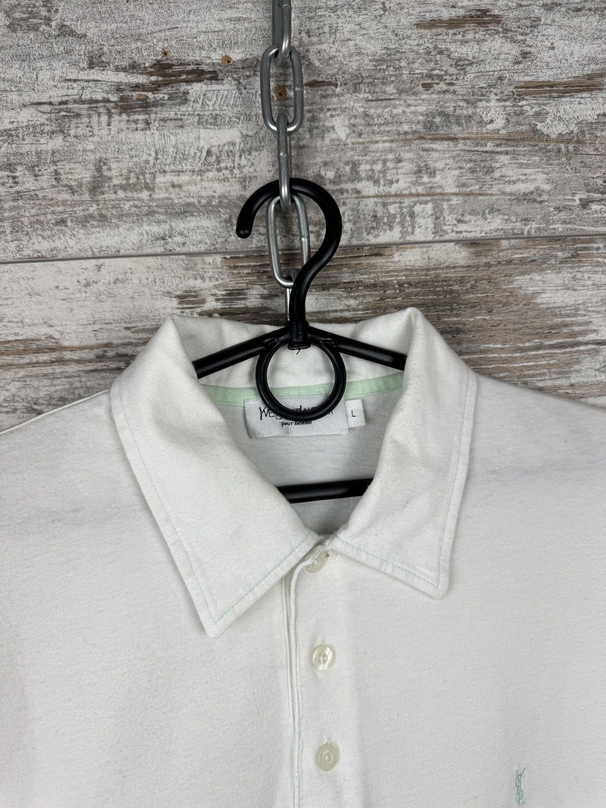 Yves Saint Laurent Mens Vintage Yves Saints Laurent polos ysl luxury rare tee Size US L / EU 52-54 / 3 - 5 Thumbnail