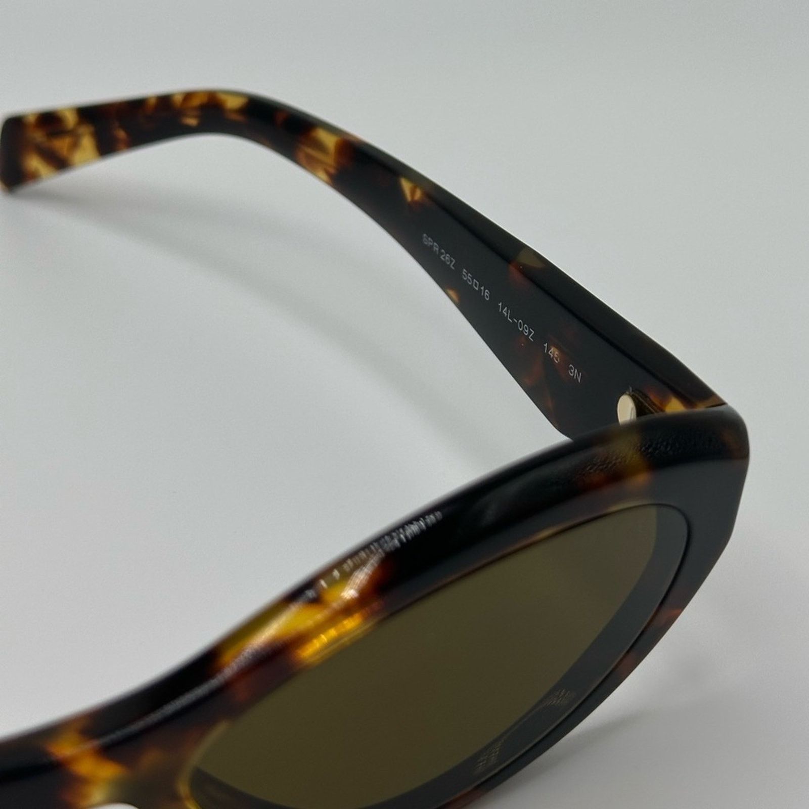 Prada PRADA Sunglasses PR26ZS 14L09Z Honey Tortoise Dark Brown NEW Size ONE SIZE - 7 Thumbnail