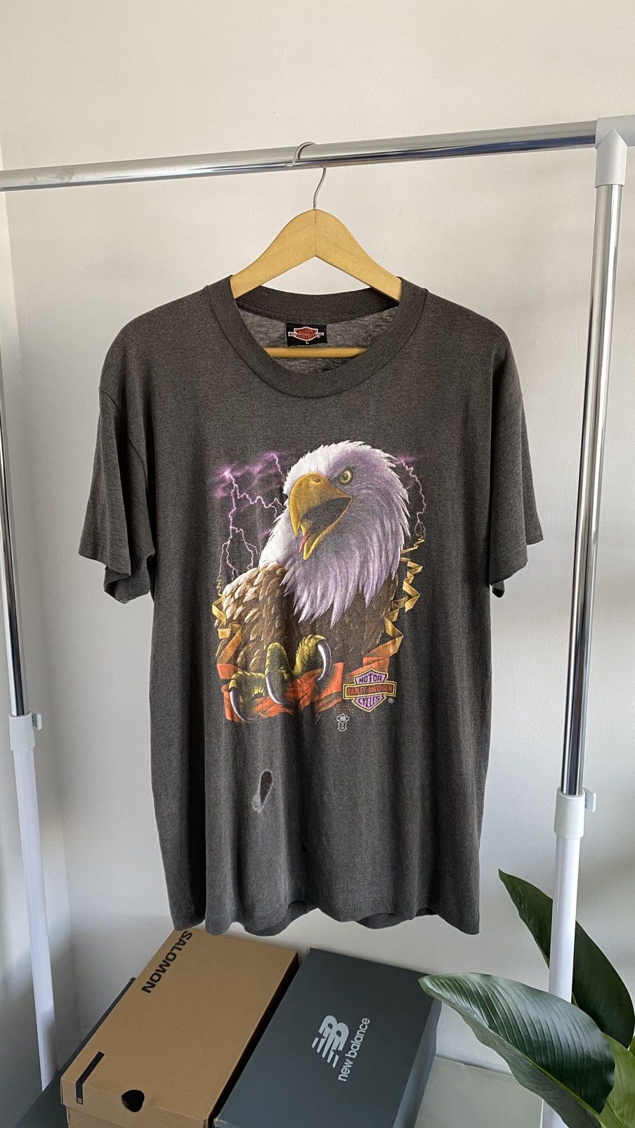 Harley Davidson Harley davidson vintage eagle tee 3d emblem 1987 Size US L / EU 52-54 / 3 - 1 Thumbnail