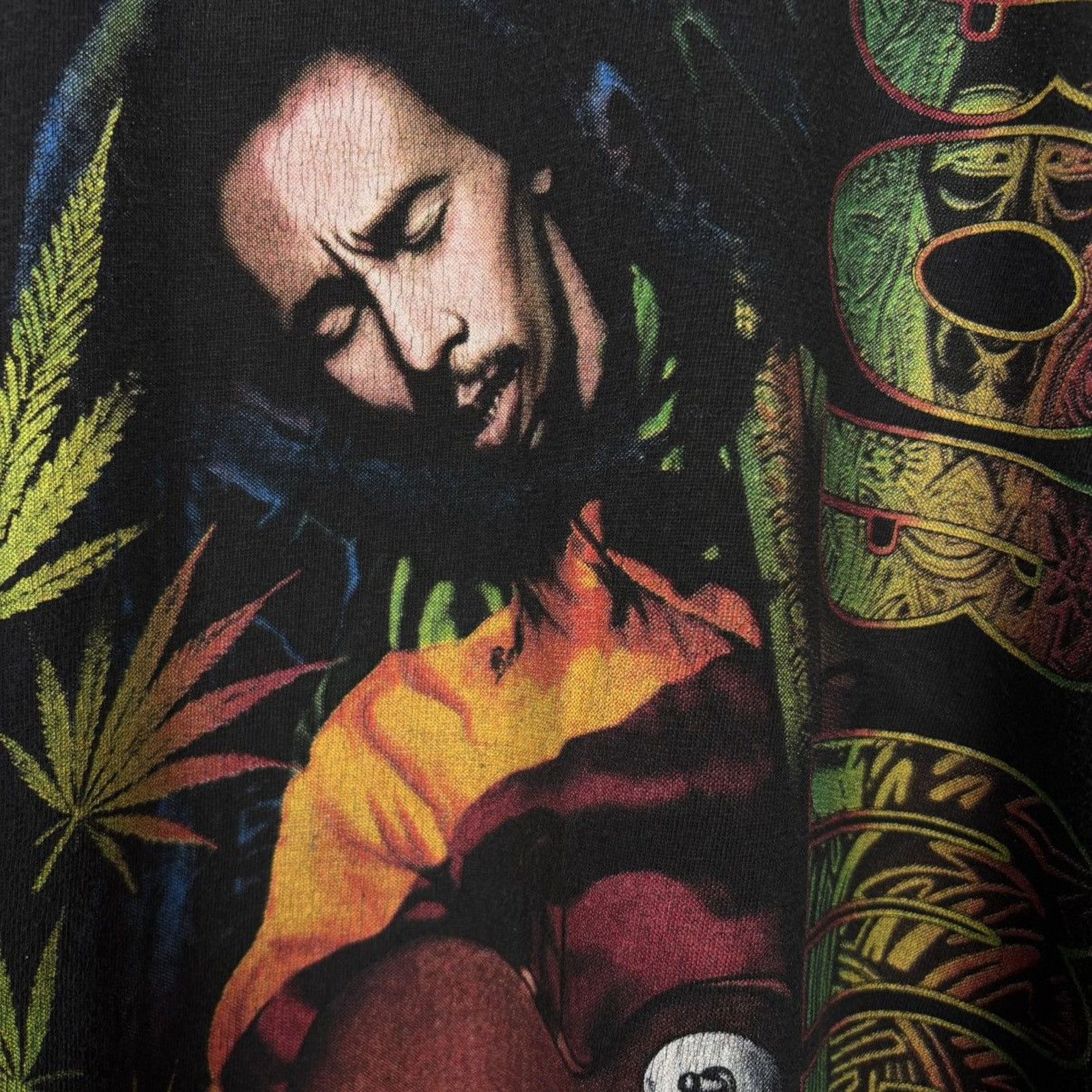Band Tees × Vintage 🇯🇲BOB MARLEY BAHAMAS T Size US L / EU 52-54 / 3 - 3 Thumbnail