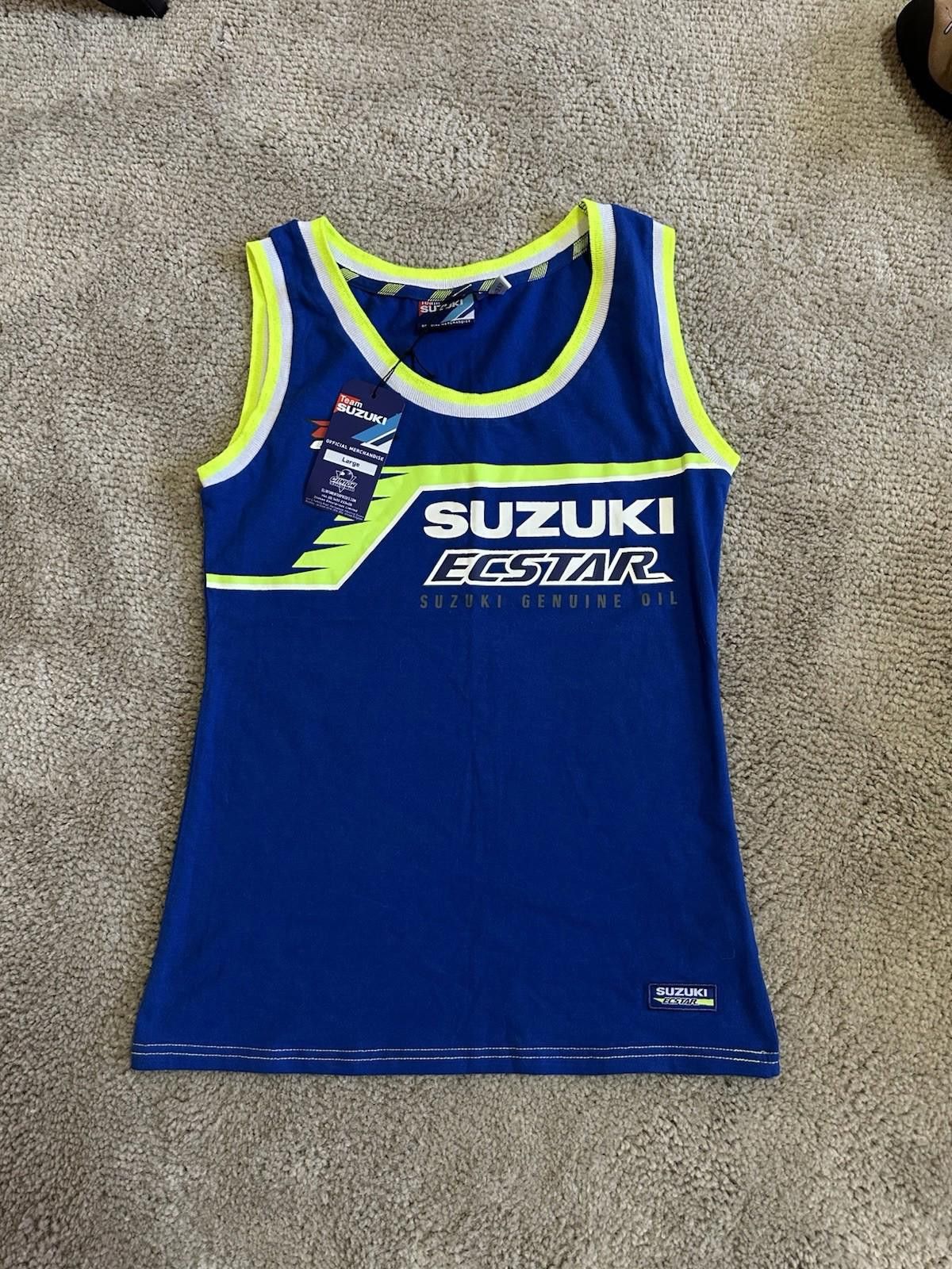 Fox Racing Suzuki Ecstar MotoGP GSX-RR Official Team Ladies Vest Top Size L / US 10 / IT 46 - 1 Thumbnail