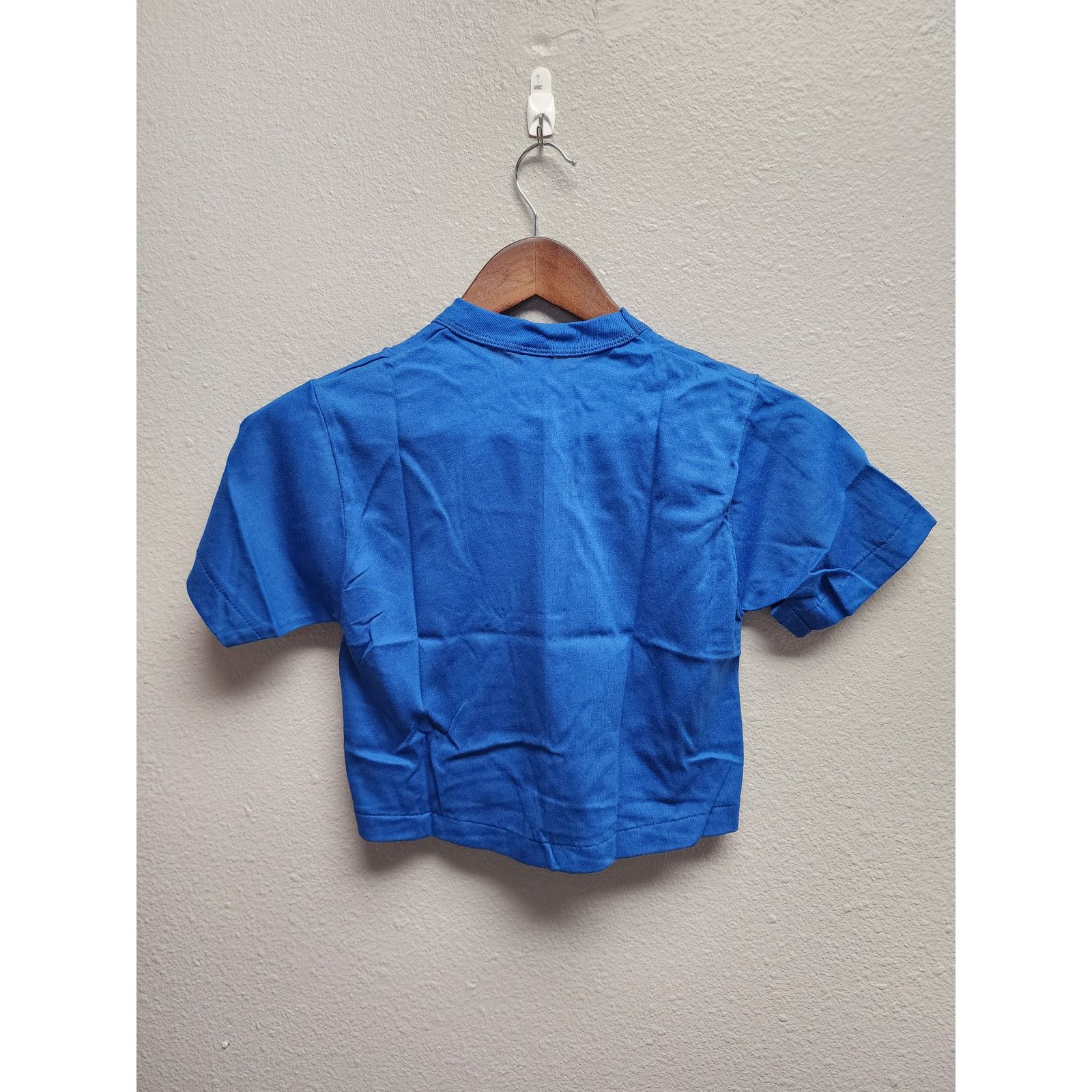 Other 80s Vintage Blue Cropped T-Shirt Sportswear Made in USA XS Size XS / US 0-2 / IT 36-38 - 3 Thumbnail