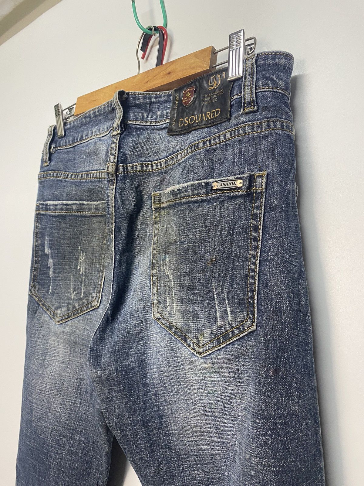 Dsquared2 × Japanese Brand DSQUARED2 Denim Jeans Distressed Japanese Style Pants Size US 32 / EU 48 - 11 Thumbnail