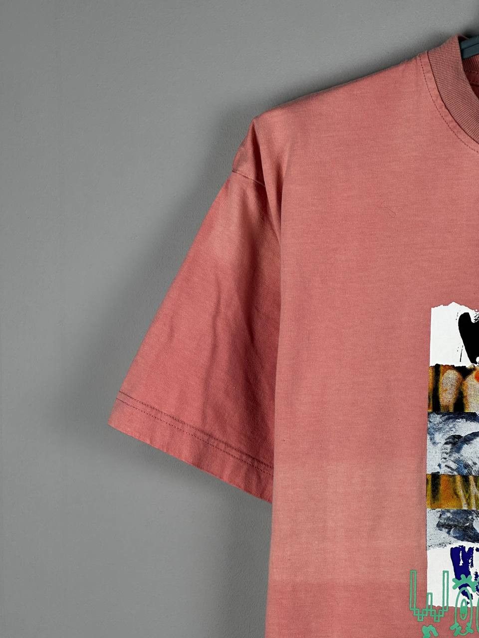 Japanese Brand Woodensun Streetwear Pink Oversized T Shirt Size US L / EU 52-54 / 3 - 5 Thumbnail