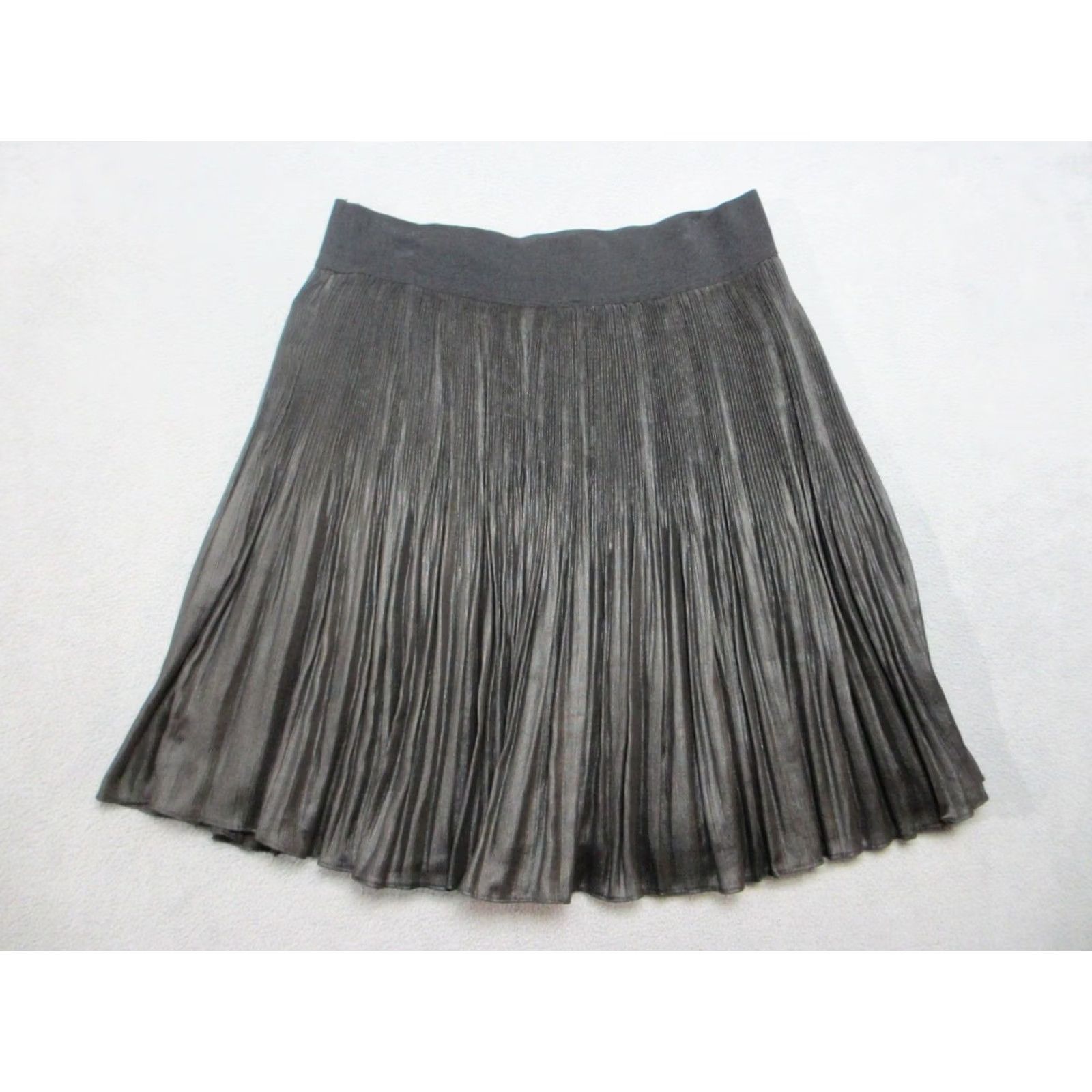 Free People Free People Skirt Womens S Black Mini Crinkle Pleated Lightweight Pull Size 28" / US 6 / IT 42 - 2 Thumbnail