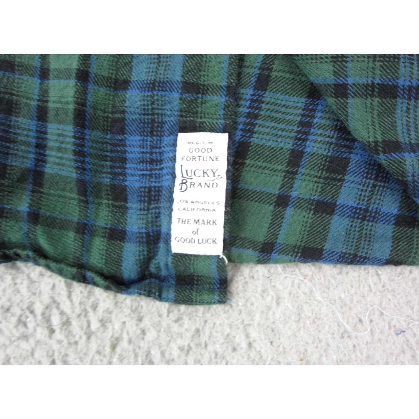 The North Face The North Face Shirt Adult Medium Blue Plaid Flannel Western Mens Button Up Size US M / EU 48-50 / 2 - 5 Thumbnail
