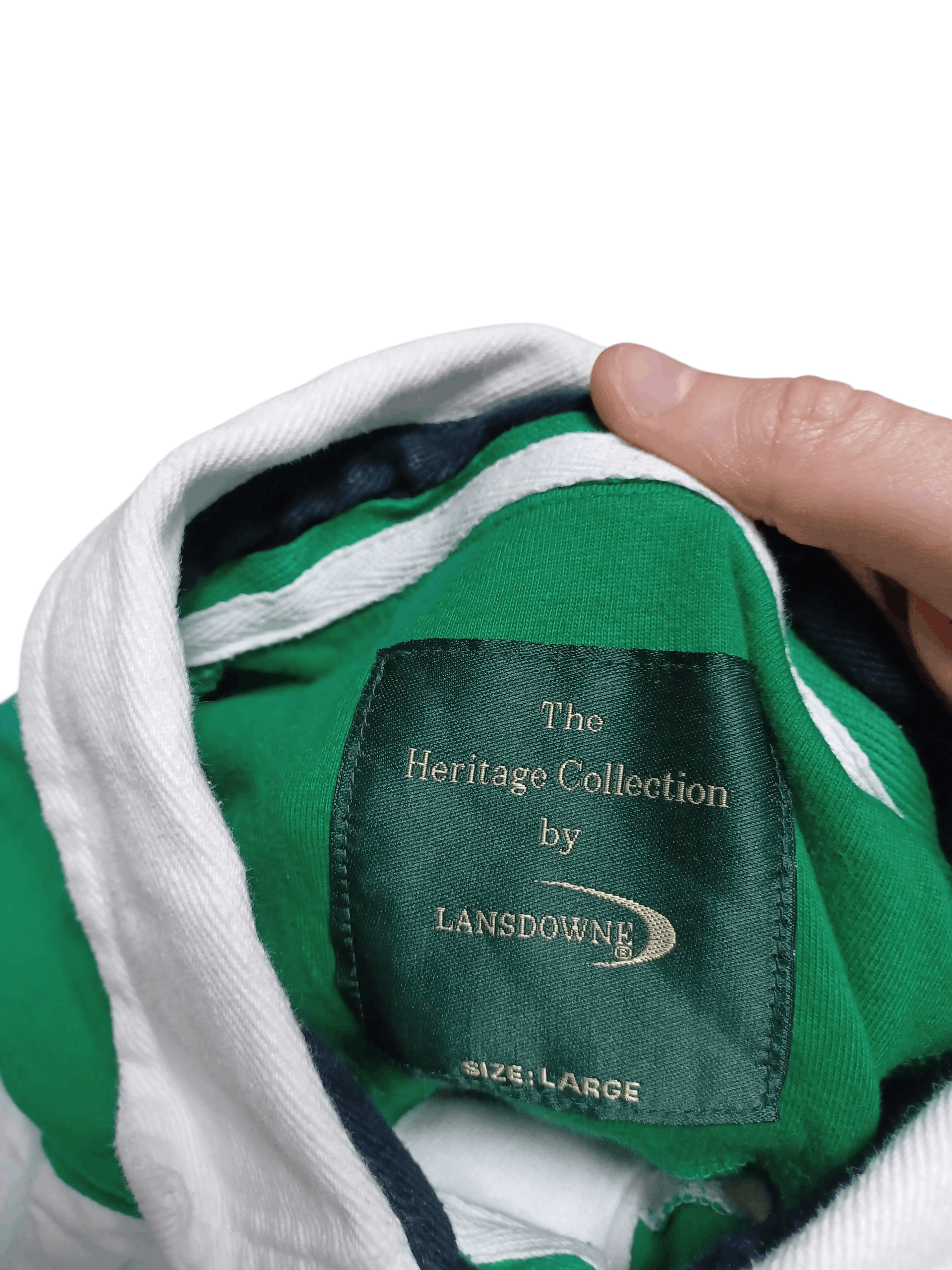 Other LANSDOWNE VINTAGE IRELAND RUGBY JERSEY POLO SHIRT Size US L / EU 52-54 / 3 - 5 Thumbnail