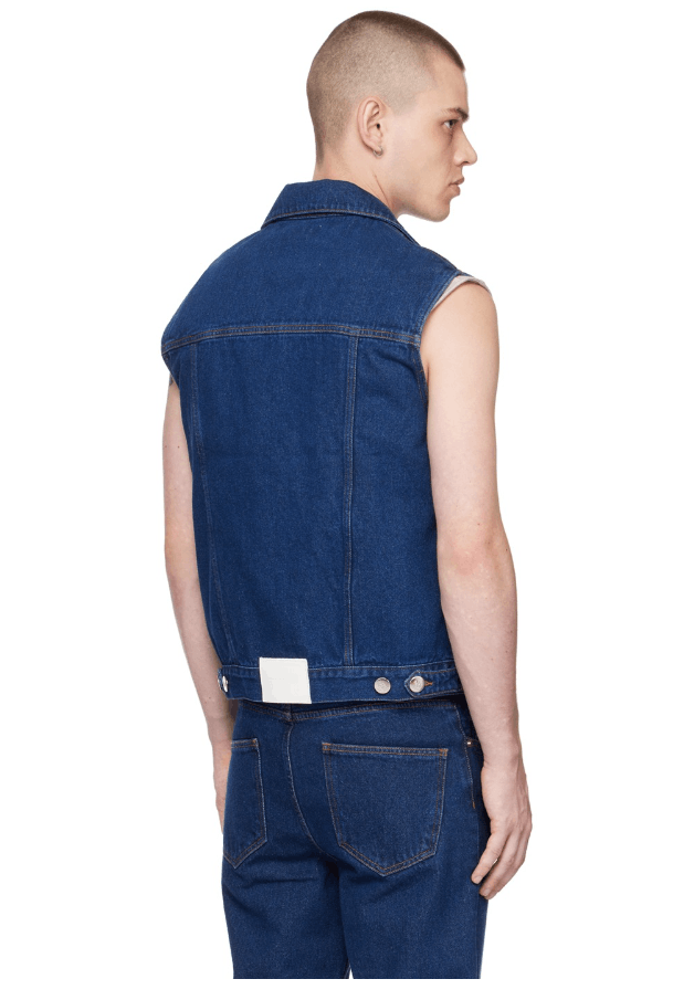 Ernest W. Baker BNWT SS23 ERNEST W. BAKER SLEEVELESS DENIM JACKET 52 Size US L / EU 52-54 / 3 - 11 Thumbnail