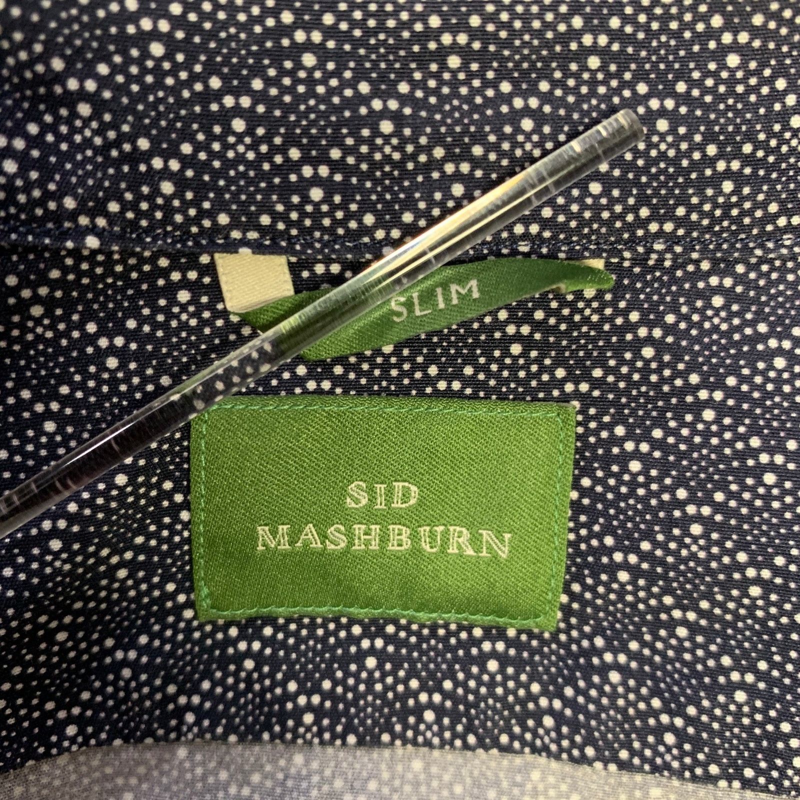 Sid Mashburn SID MASHBURN L Speckled Cotton Button Up Long Sleeve Shirt Size US L / EU 52-54 / 3 - 5 Thumbnail