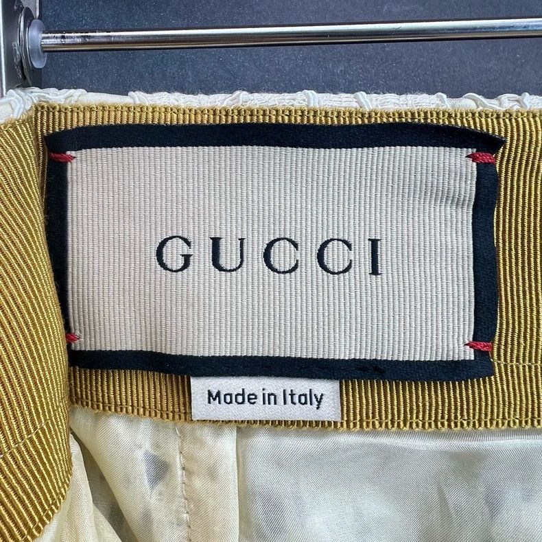 Gucci GucciLace pattern hollow double-layer slim trousers 2503-Ne Size 26" / US 2 / IT 38 - 3 Thumbnail
