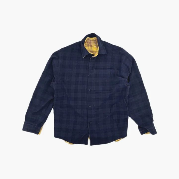 Balenciaga Balenciaga Color Block Plaid Long Sleeve Shirt 0079-2507 Size US XS / EU 42 / 0 - 1 Thumbnail