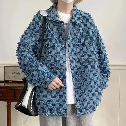 Ring Of Fire Vintage Jacket Harajuku Style Coat Fringe Korean Unisex Size US L / EU 52-54 / 3 - 4 Thumbnail