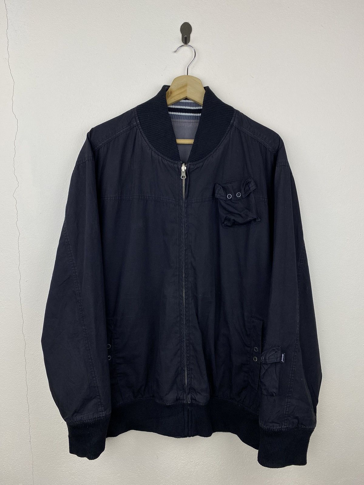 Stussy 🔥Vintage Rare STUSSY Reversible Cargo Bomber Jacket Size US L / EU 52-54 / 3 - 2 Thumbnail