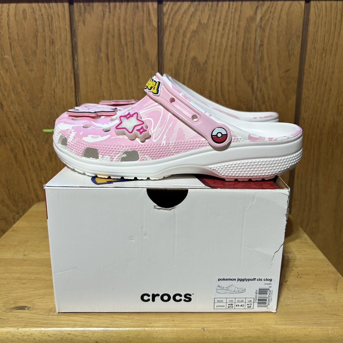 Crocs Crocs Pokemon Jigglypuff Classic Clog Shoes Women’s 10 NEW Size US 10 / IT 40 - 3 Thumbnail