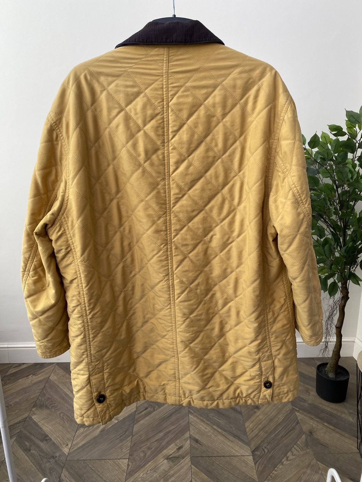 Burberry Vintage Burberry Nova Check Quilted Yellow Jacket Size US L / EU 52-54 / 3 - 11 Thumbnail