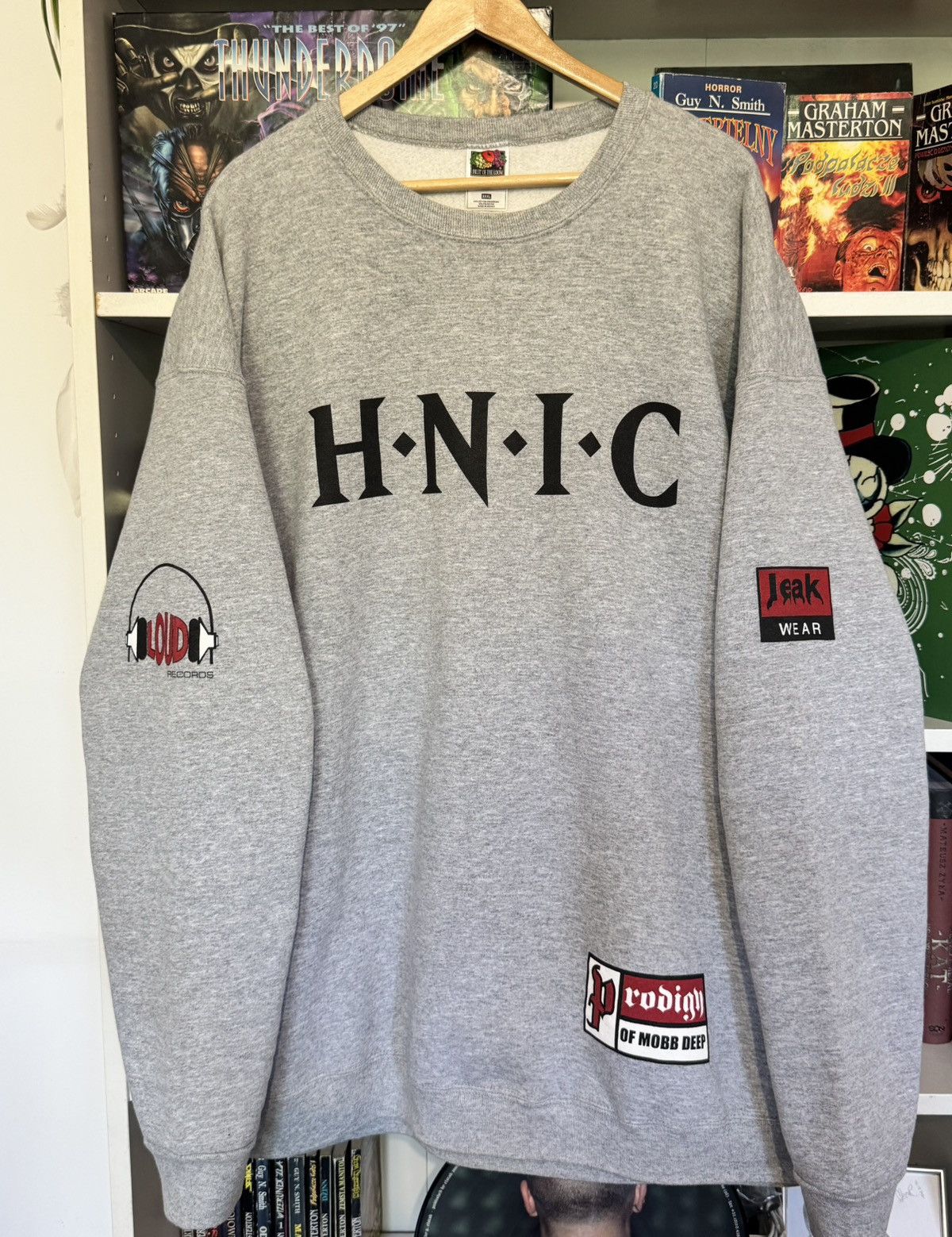 Rap Tees Vintage 2000 Mobb Deep Prodigy H.N.I.C Rap Band Sweatshirt Size US XXL / EU 58 / 5 - 1 Thumbnail