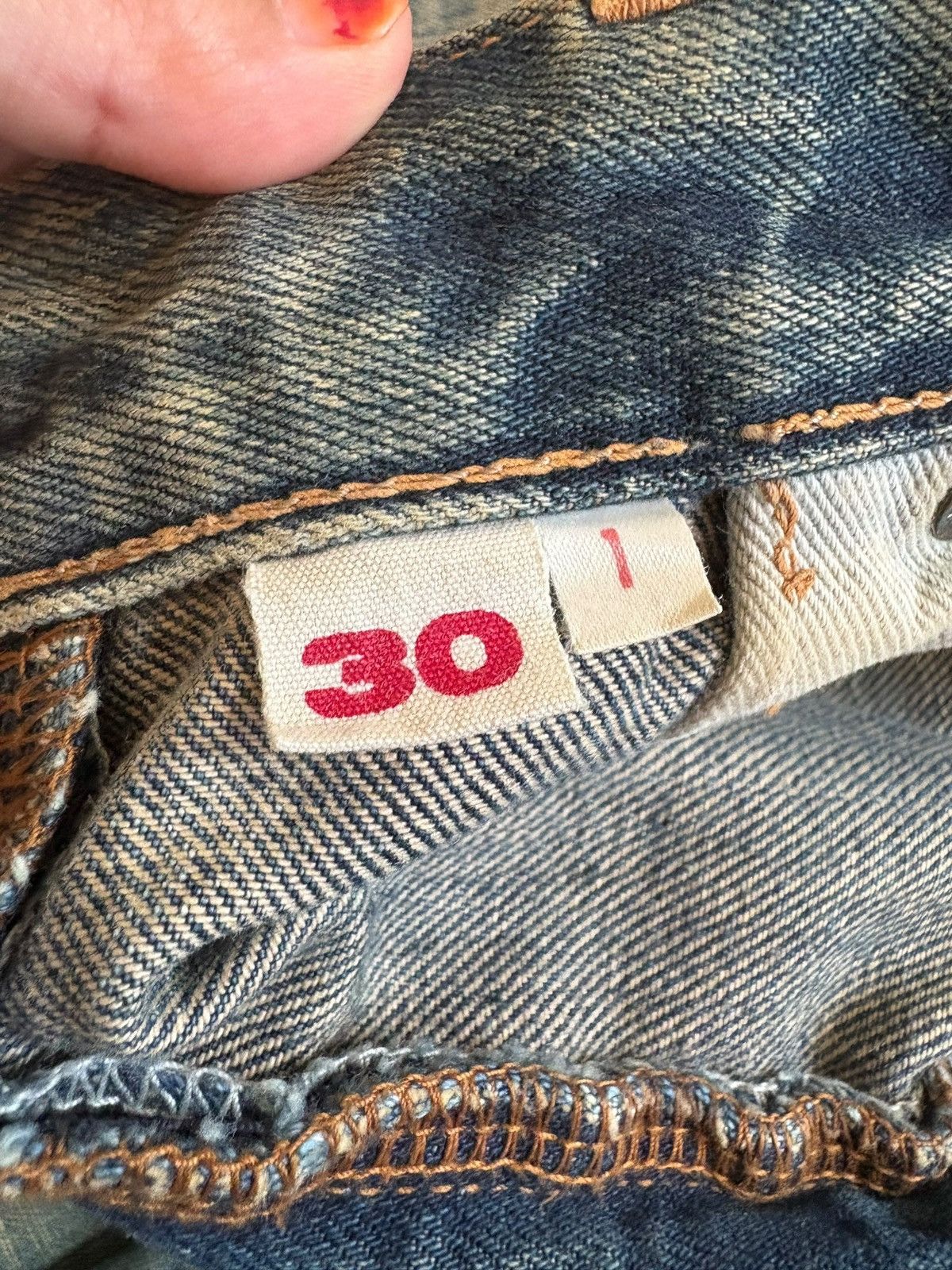 Blue Blue Japan Japanese Hr Market X Blue Blue Japan Mud Wash Loose Jeans Size US 30 / EU 46 - 10 Thumbnail