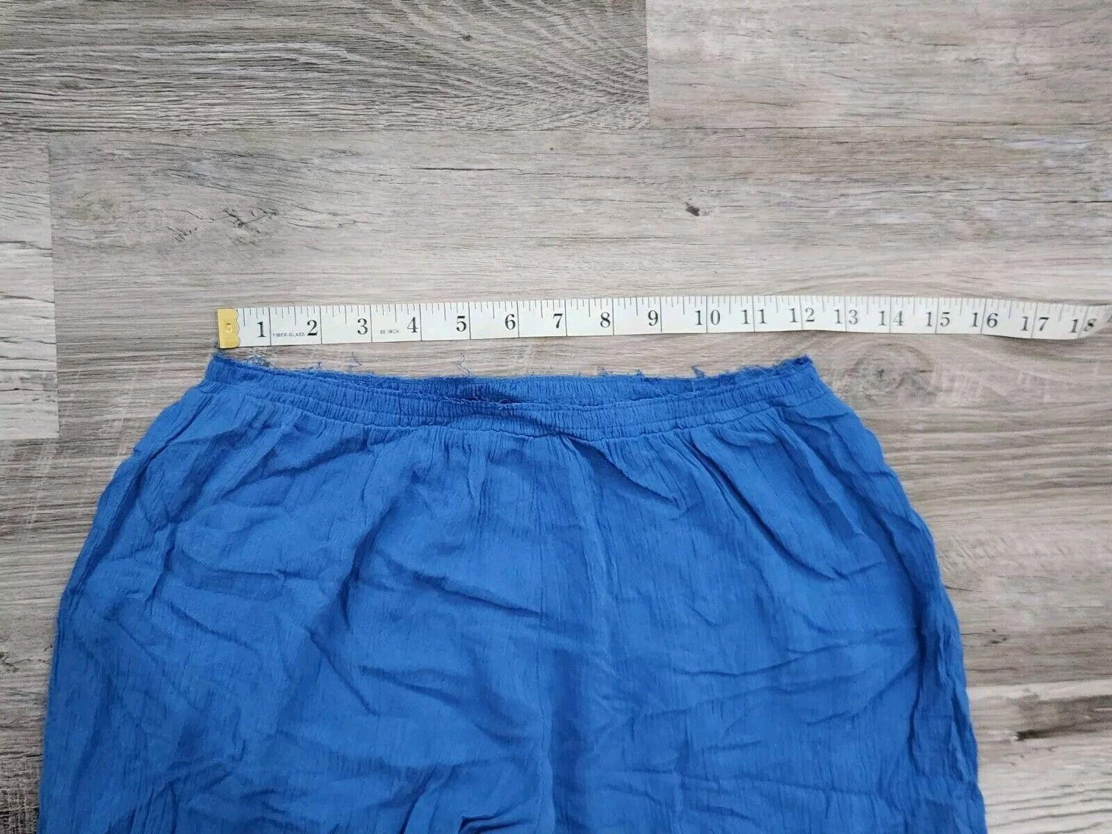 Designer Green Dragon Beach Pants Medium Blue Ombre Skinny Pockets Size 32" / US 10 / IT 46 - 5 Thumbnail