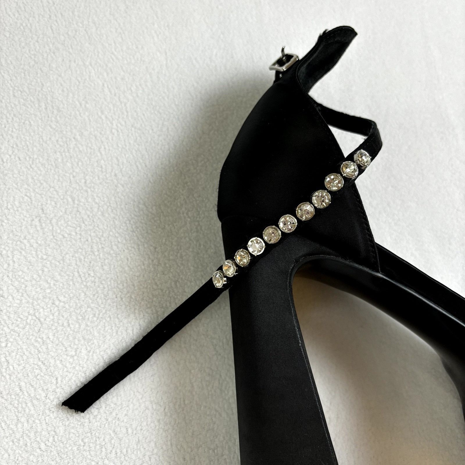Other Women's Platform Block Heels Shoes Sz US 10 EU 43 Satin Rhin Size US 10 / IT 40 - 11 Thumbnail