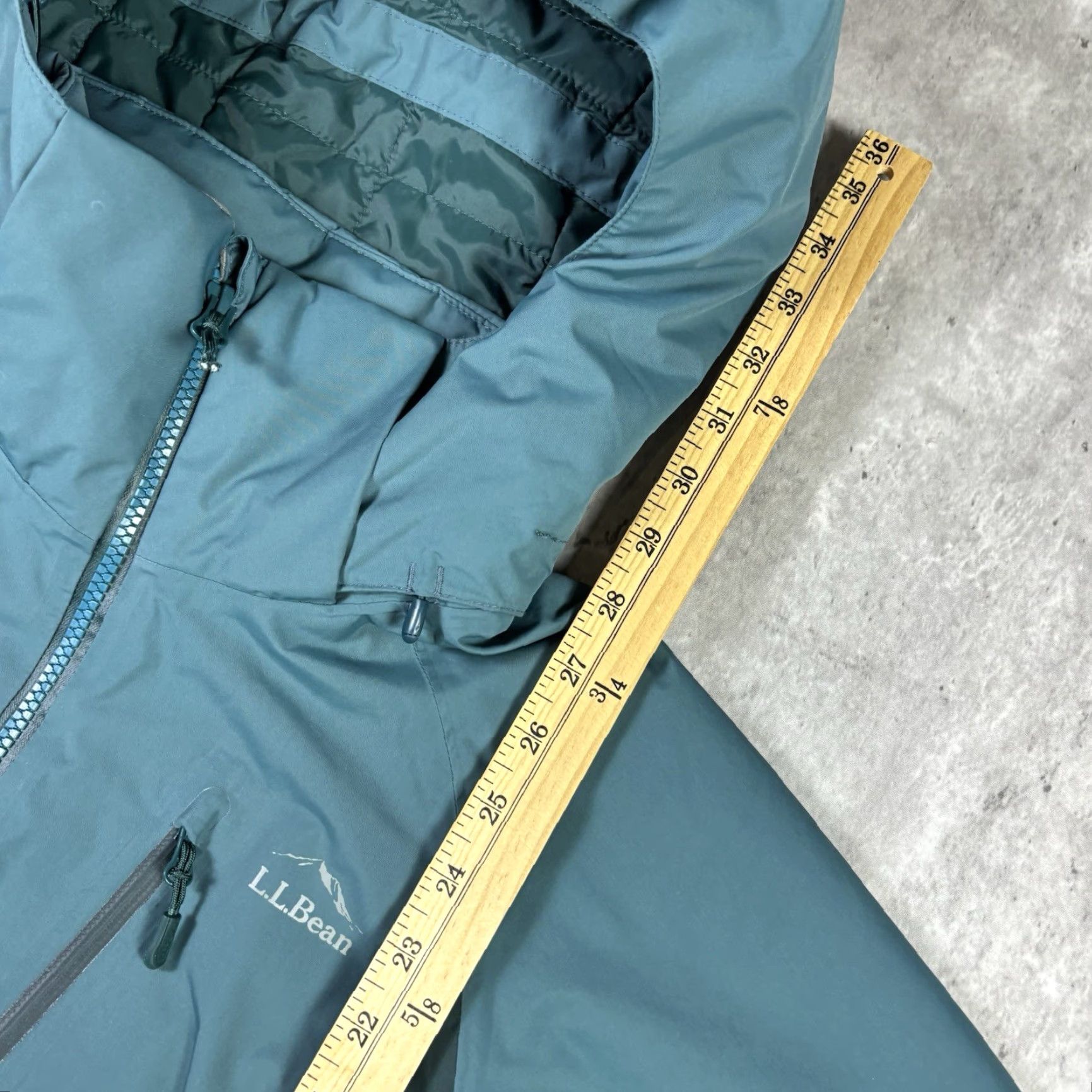 Vintage L.L. Bean Nylon Arctic Rain Full Zip Jacket Womens Petites XS Blue Nylon Solid Short Zip Rain Coat Ladies XS Pets Size XS / US 0-2 / IT 36-38 - 7 Thumbnail