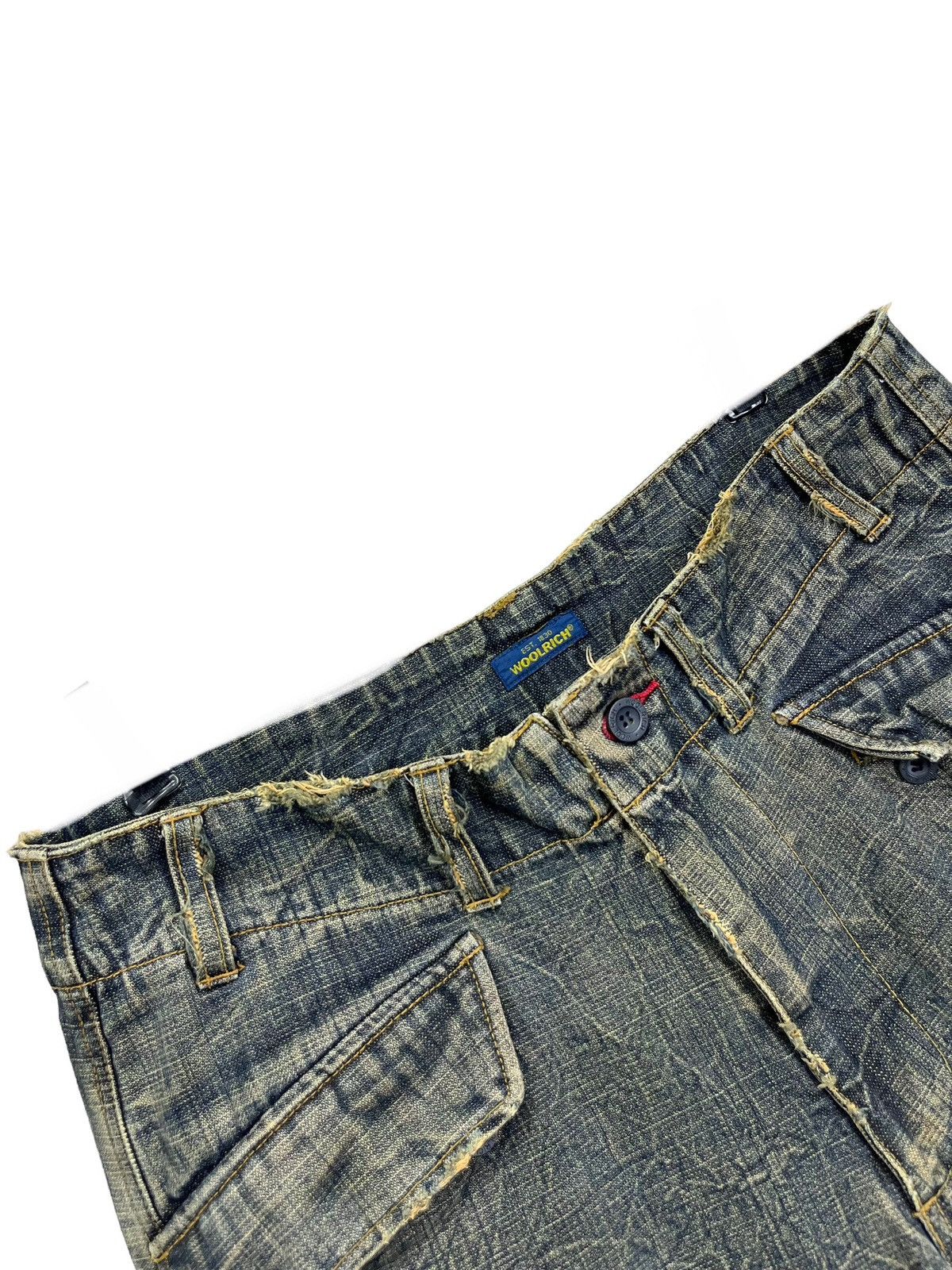 Vintage × Woolrich Woolen Mills FYE🔥Vintage 90’s WOOLRICH Mudmax Claw Mark Baggy Denim Size US 32 / EU 48 - 12 Thumbnail