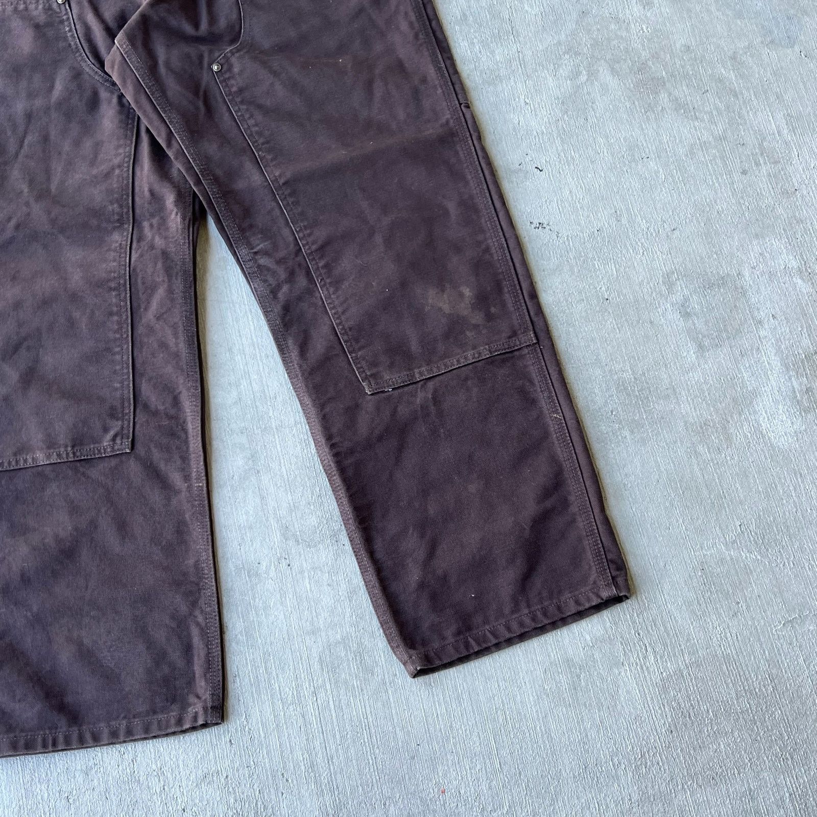 Carhartt × Vintage Carhartt brown double knee work wear carpenter pants Size US 33 - 3 Thumbnail